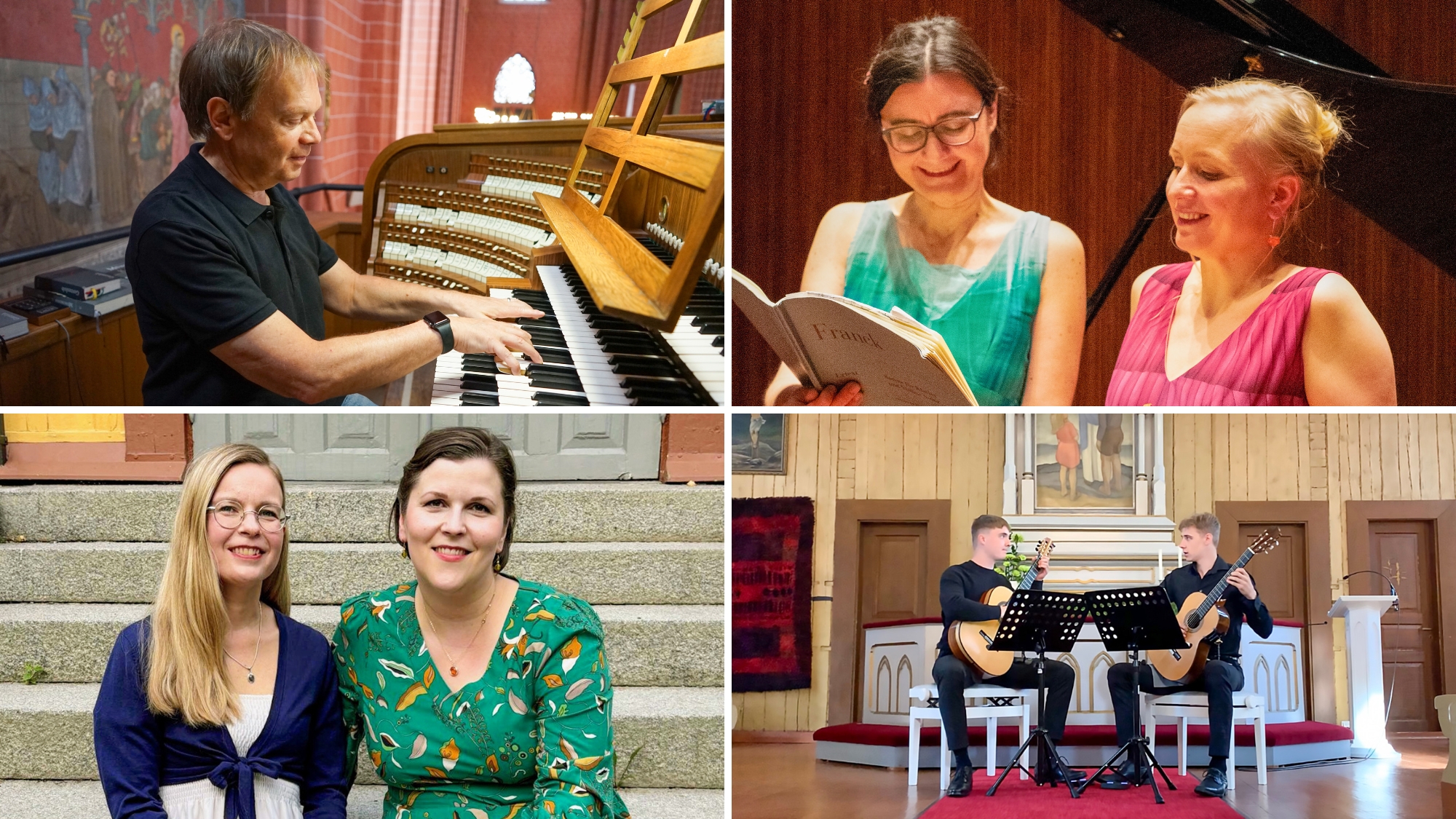 Kuvakoosteessa on Andreas Boltzin, Sofia Kortelaisen, Eliana Morrettin, Tiina Karhu-Ahtosen, Katariina Zábo...