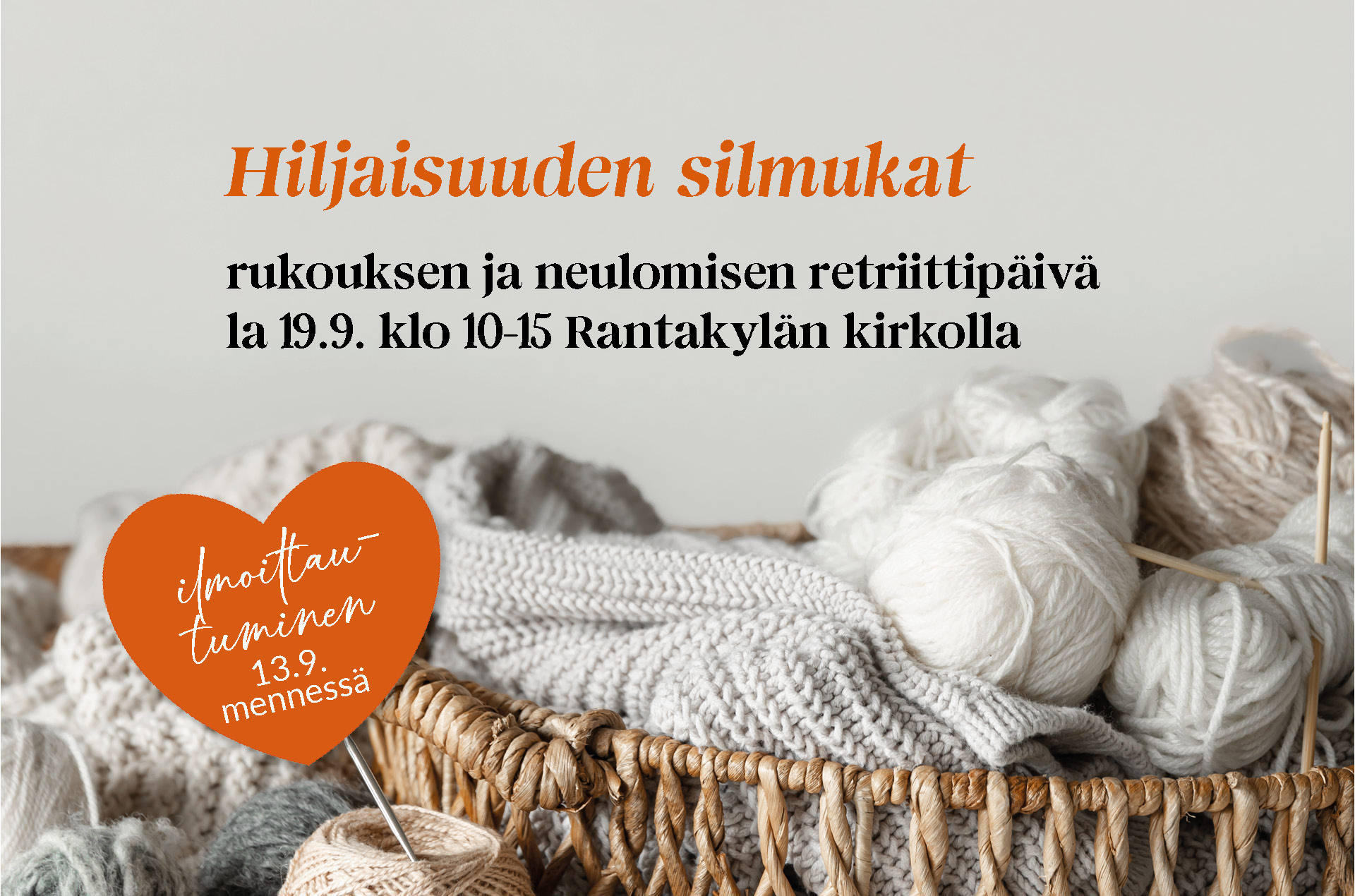 Mainoskuva tapahtumatiedoilla