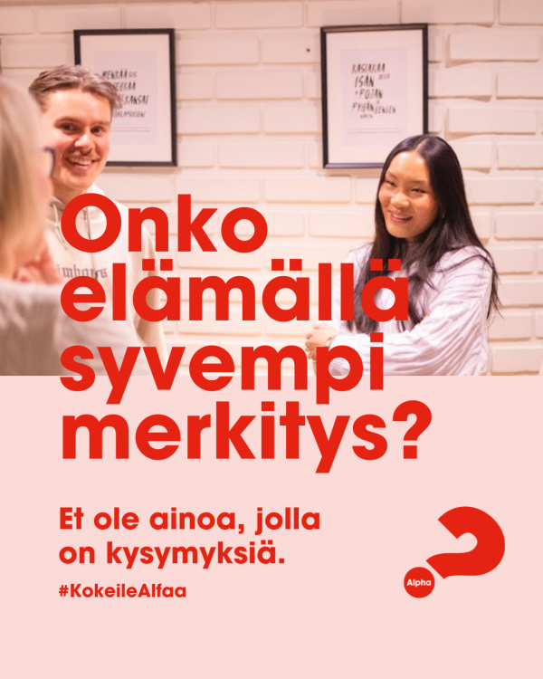 Alfa-kurssin mainos