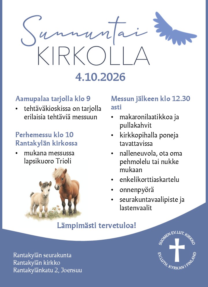 Sunnuntai kirkolla -tapahtuman mainoskuva